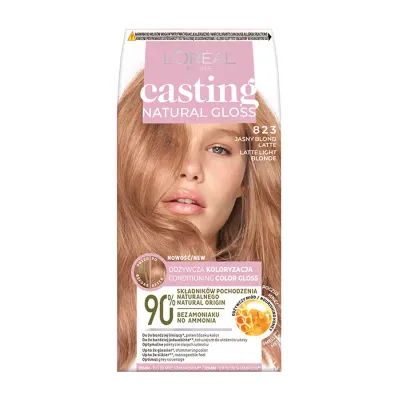 LOREAL CASTING NATURAL GLOSS FARBA DO WŁOSÓW 823 JASNY BLOND LATTE