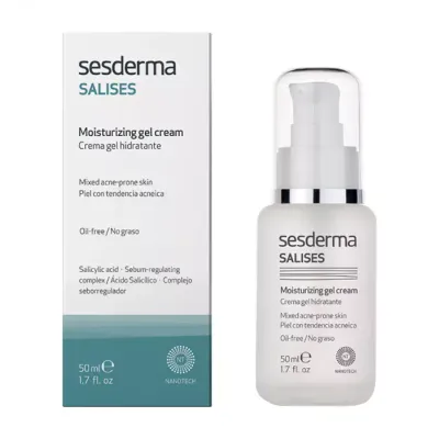 SESDERMA SALISES NAWILŻAJĄCY KREM-ŻEL DO TWARZY 50ML