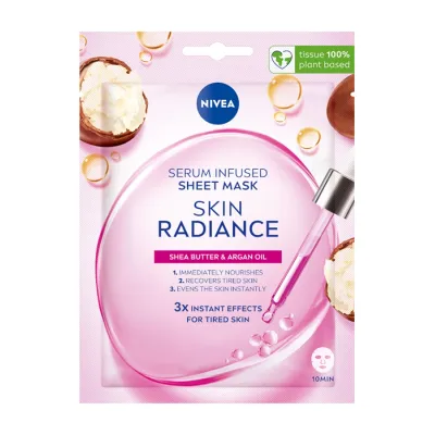 NIVEA SKIN RADIANCE ROZŚWIETLAJĄCA MASKA W PŁACHCIE