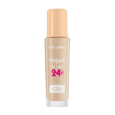 MISS SPORTY PERFECT TO LAST 24H PODKŁAD DO TWARZY 101 GOLDEN IVORY 30ML