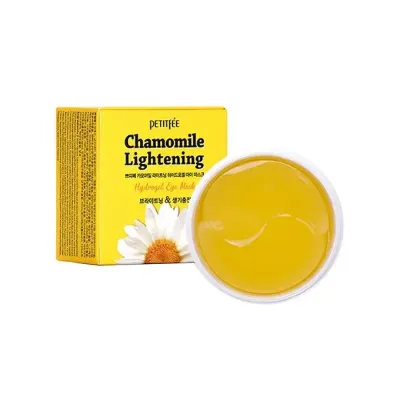 PETITFEE CHAMOMILE LIGHTENING HYDROŻELOWE PŁATKI POD OCZY 60 SZTUK