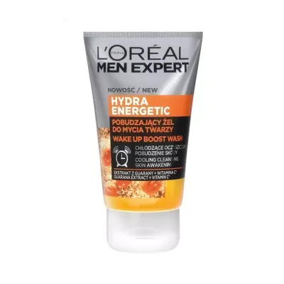 LOREAL MEN EXPERT HYDRA ENERGETIC POBUDZAJĄCY ŻEL DO MYCIA TWARZY 100ML