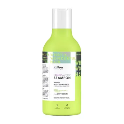 SO!FLOW HUMEKTANTOWY SZAMPON DO WŁOSÓW NISKOPOROWATYCH 400ML