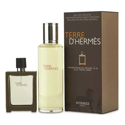 HERMES TERRE D HERMES WODA TOALETOWA SPRAY 30ML + WKŁAD 125ML