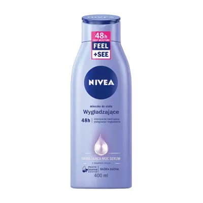 NIVEA WYGŁADZAJĄCE MLECZKO DO CIAŁA DO SKÓRY SUCHEJ 400ML