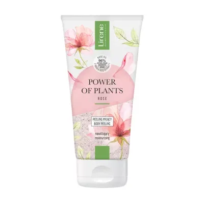 LIRENE POWER OF PLANTS ROSE NAWILŻAJĄCY PEELING MYJĄCY 175G