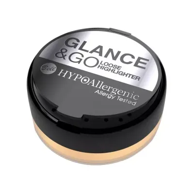 BELL HYPOALLERGENIC GLANCE&GO LOOSE HIGHLIGHTER ROZŚWIETLACZ 01 GOLD RUSH