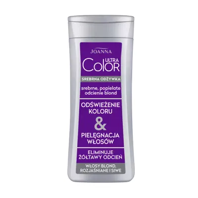 JOANNA ULTRA COLOR ODŻYWKA SREBRNE POPIELATE ODCIENIE BLOND 200ML