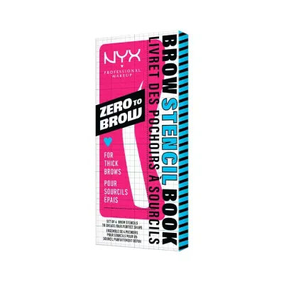 NYX PROFESSIONAL MAKEUP ZERO TO BROW ZESTAW SZABLONÓW DO BRWI THICK BROWS