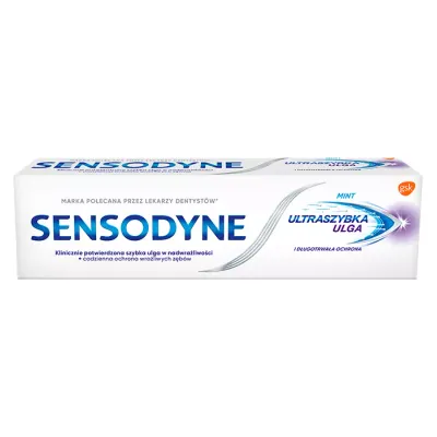 SENSODYNE RAPID RELIEF PASTA DO ZĘBÓW ULTRASZYBKA ULGA NA NADWRAŻLIWOŚĆ 75 ML