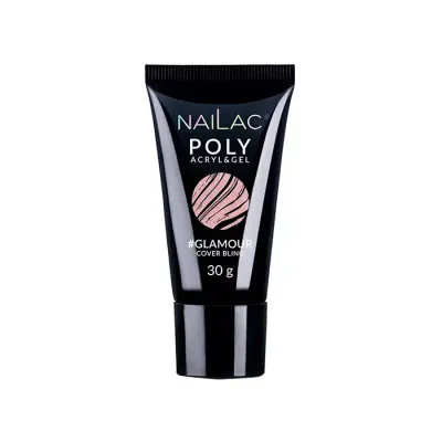 NAILAC POLY ACRYL & GEL AKRYLOŻEL #GLAMOUR COVER BLING 30G