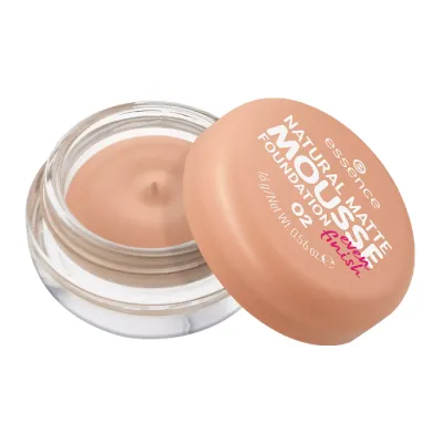 ESSENCE NATURAL MATTE MOUSSE PODKŁAD W MUSIE 02 16G