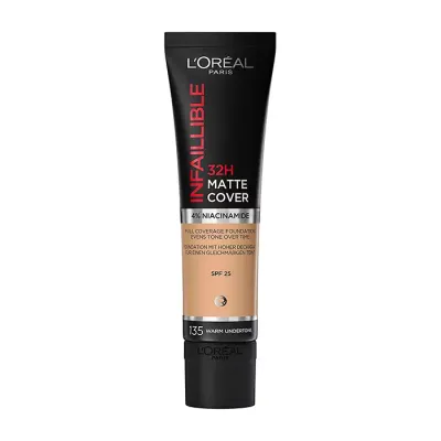 LOREAL INFAILLIBLE 32H MATTE COVER DŁUGOTRWAŁY PODKŁAD MATUJĄCY 135 30ML