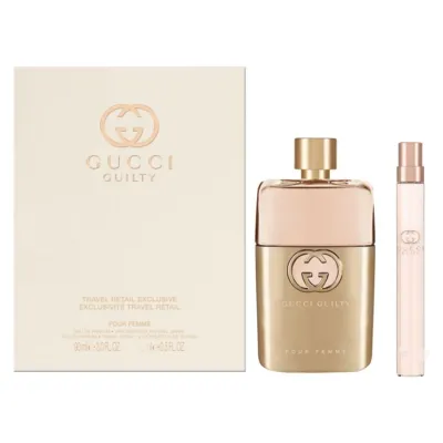 GUCCI GUILTY POUR FEMME WODA PERFUMOWANA SPRAY 90ML + 10ML