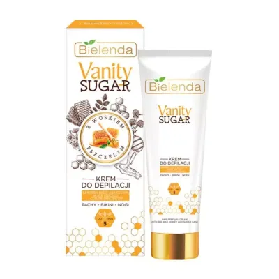 BIELENDA VANITY SUGAR KREM DO DEPILACJI Z WOSKIEM PSZCZELIM 100ML