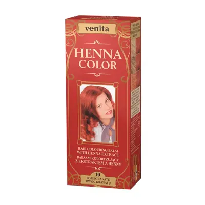 VENITA HENNA COLOR BALSAM KOLORYZUJĄCY Z EKSTRAKTEM Z HENNY 10 OWOC GRANATU 75ML