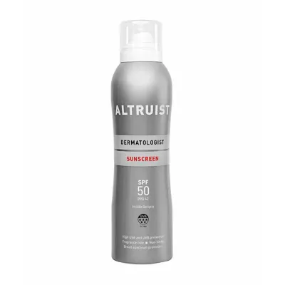 ALTRUIST DERMATOLOGIST SUNSCREEN SPRAY DO OPALANIA TWARZY I CIAŁA SPF50 200ML