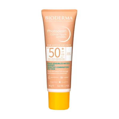 Bioderma Cover Touch Mineral kryjący fluid mineralny z filtrem SPF50+ Golden 40g