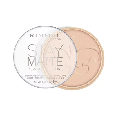 RIMMEL STAY MATTE PUDER MATUJĄCY PEACH GLOW 003