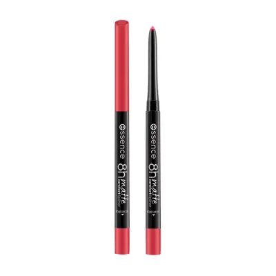 ESSENCE 8H MATTE COMFORT WODOODPORNA KONTURÓWKA DO UST 07 CLASSIC RED 0,3G