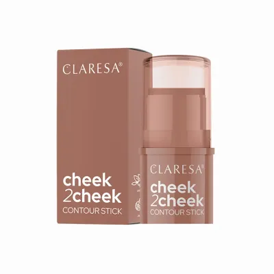 CLARESA CHEEK2CHEEK KREMOWY BRONZER W SZTYFCIE 01 NEUTRAL SAND 6G