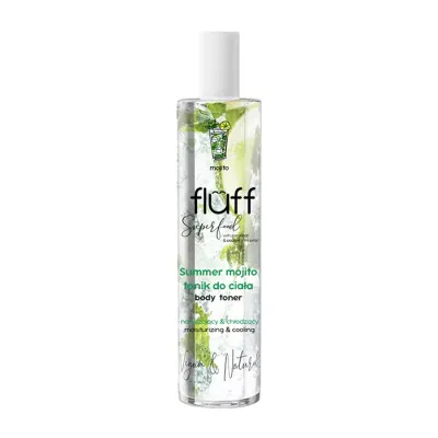 FLUFF SUPERFOOD SUMMER MOJITO BODY TONER NAWILŻAJĄCO-CHŁODZĄCY TONIK DO CIAŁA 200ML