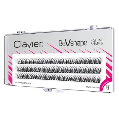 CLAVIER BEVSHAPE KĘPKI SZTUCZNYCH RZĘS B 8MM