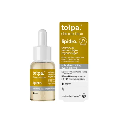 TOŁPA DERMO FACE LIPIDRO ODŻYWCZO-REGENERUJĄCE SERUM-OLEJEK 30ML