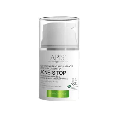 APIS ACNE STOP LEKKI KREM NORMALIZUJĄCY ANTYTRĄDZIKOWY 50ML