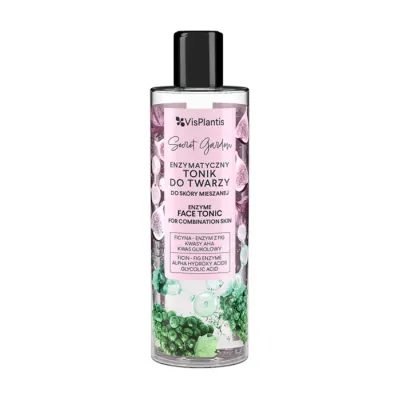 VIS PLANTIS SECRET GARDEN ENZYMATYCZNY TONIK DO TWARZY DO SKÓRY MIESZANEJ 200ML