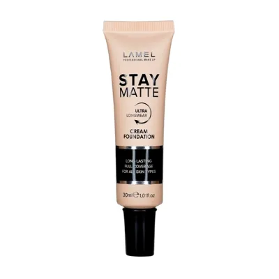 LAMEL COSMETICS STAY MATTE ULTRA LONGWEAR KREMOWY PODKŁAD DO TWARZY 402 30ML