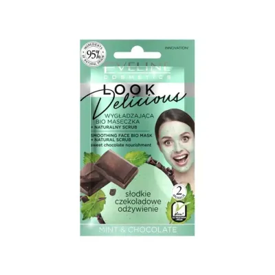 EVELINE LOOK DELICIOUS WYGŁADZAJĄCA BIO MASECZKA Z NATURALNYM PEELINGIEM 10ML