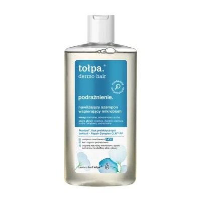 TOŁPA DERMO HAIR PODRAŻNIENIE NAWILŻAJĄCY SZAMPON WSPIERAJĄCY MIKROBIOM 250ML