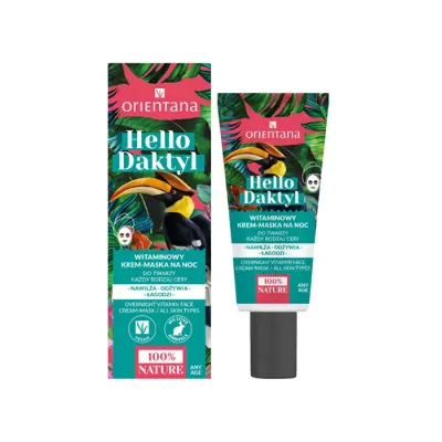 ORIENTANA HELLO DAKTYL WITAMINOWY KREM-MASKA NA NOC DO TWARZY 40ML