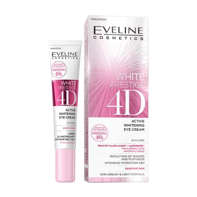 EVELINE WHITE PRESTIGE 4D WYBIELAJĄCY KREM POD OCZY 20ML