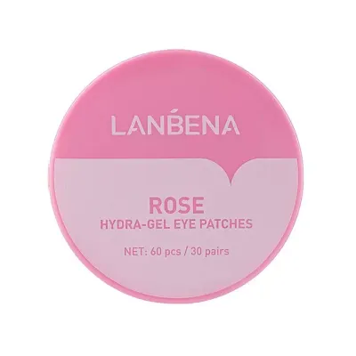 LANBENA HYDRAGEL EYE PATCHES HYDROŻELOWE PŁATKI POD OCZY ROSE