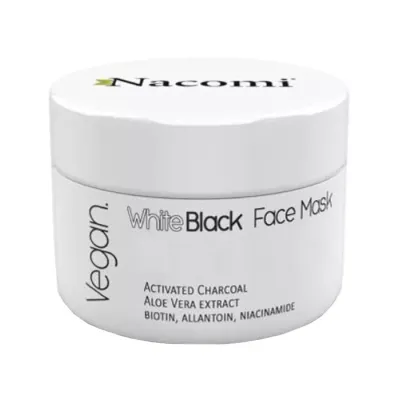 NACOMI WHITE BLACK MASK BIAŁO-CZARNA OCZYSZCZAJĄCA MASKA 50ML