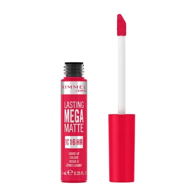 RIMMEL LASTING MEGA MATTE MATOWA POMADKA 910 FUCHSIA FLUSH 7,4ML