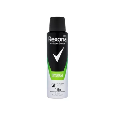 REXONA INVISIBLE FRESH POWER ANTYPERSPIRANT W AREOZOLU DLA MĘŻCZYZN 150ML