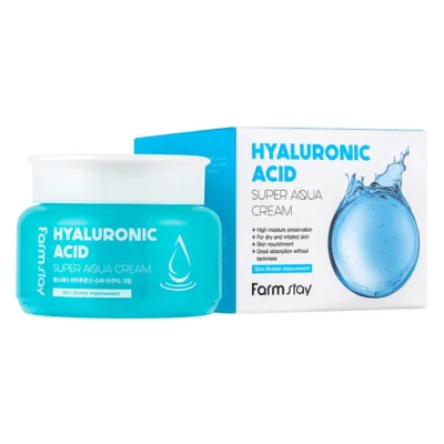 FARMSTAY HYALURONIC ACID NAWILŻAJĄCY KREM DO TWARZY Z KWASEM HIALURONOWYM 100ML