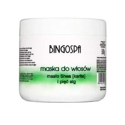 BINGOSPA MASKA DO WŁOSÓW MASŁO SHEA I ALGI 500G