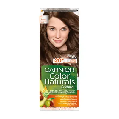 GARNIER COLOR NATURALS TRWAŁA FARBA DO WŁOSÓW 5 JASNY BRĄZ