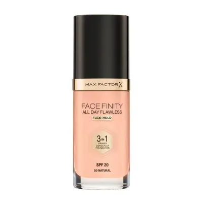 MAX FACTOR FACEFINITY ALL DAY FLAWLESS PODKŁAD 3W1 50 NATURAL 30ML