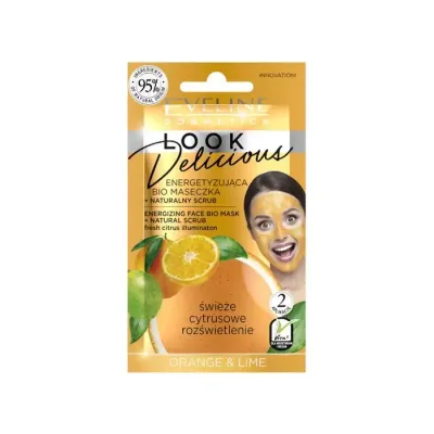 EVELINE LOOK DELICIOUS ENERGETYZUJĄCA BIO MASECZKA Z NATURALNYM PEELINGIEM 10ML