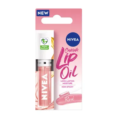 NIVEA CARING LIP OIL PIELĘGNUJĄCY OLEJEK DO UST ROSE 5,5ML