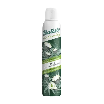 BATISTE NATURALLY SUCHY SZAMPON Z MLECZKIEM KOKOSOWYM I OLEJEM KONOPNYM 200ML