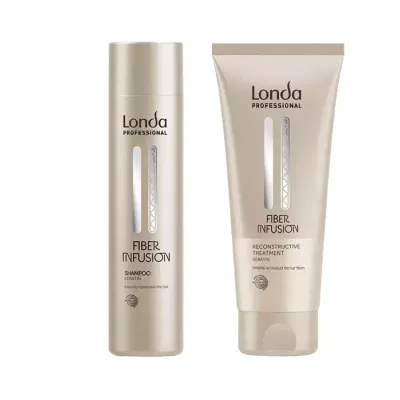 LONDA PROFESSIONAL FIBER INFUSION ZESTAW DO PIELĘGNACJI WŁOSÓW SZAMPON + MASKA