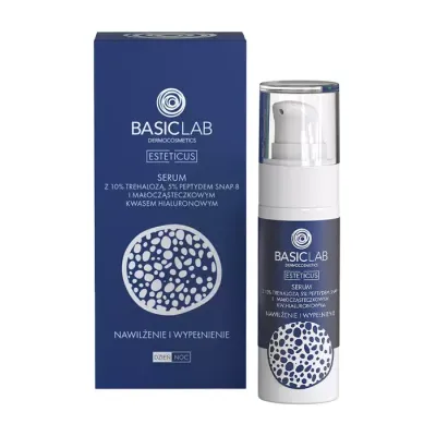 BASICLAB ESTETICUS SERUM Z TREHALOZĄ 10% I 5% PEPTYDEM 30ML