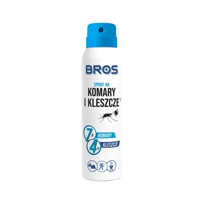 BROS SPRAY NA KOMARY I KLESZCZE 15% DEET 90ML