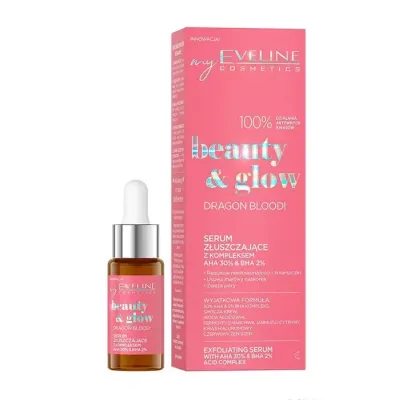 EVELINE BEAUTY&GLOW DRAGON BLOOD ZŁUSZCZAJĄCE SERUM DO TWARZY 18ML